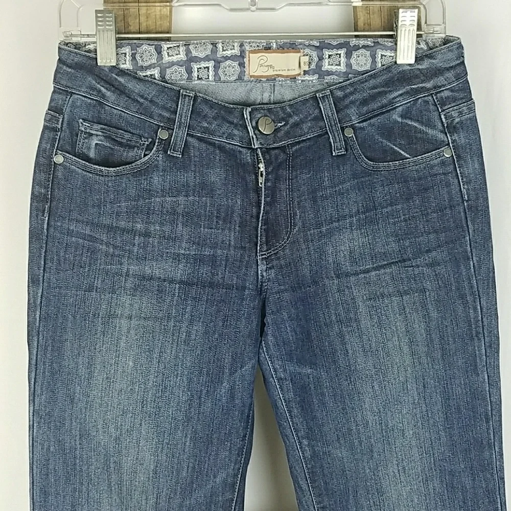 Paige Robertson women size 28 blue jeans denim - Picture 2 of 5